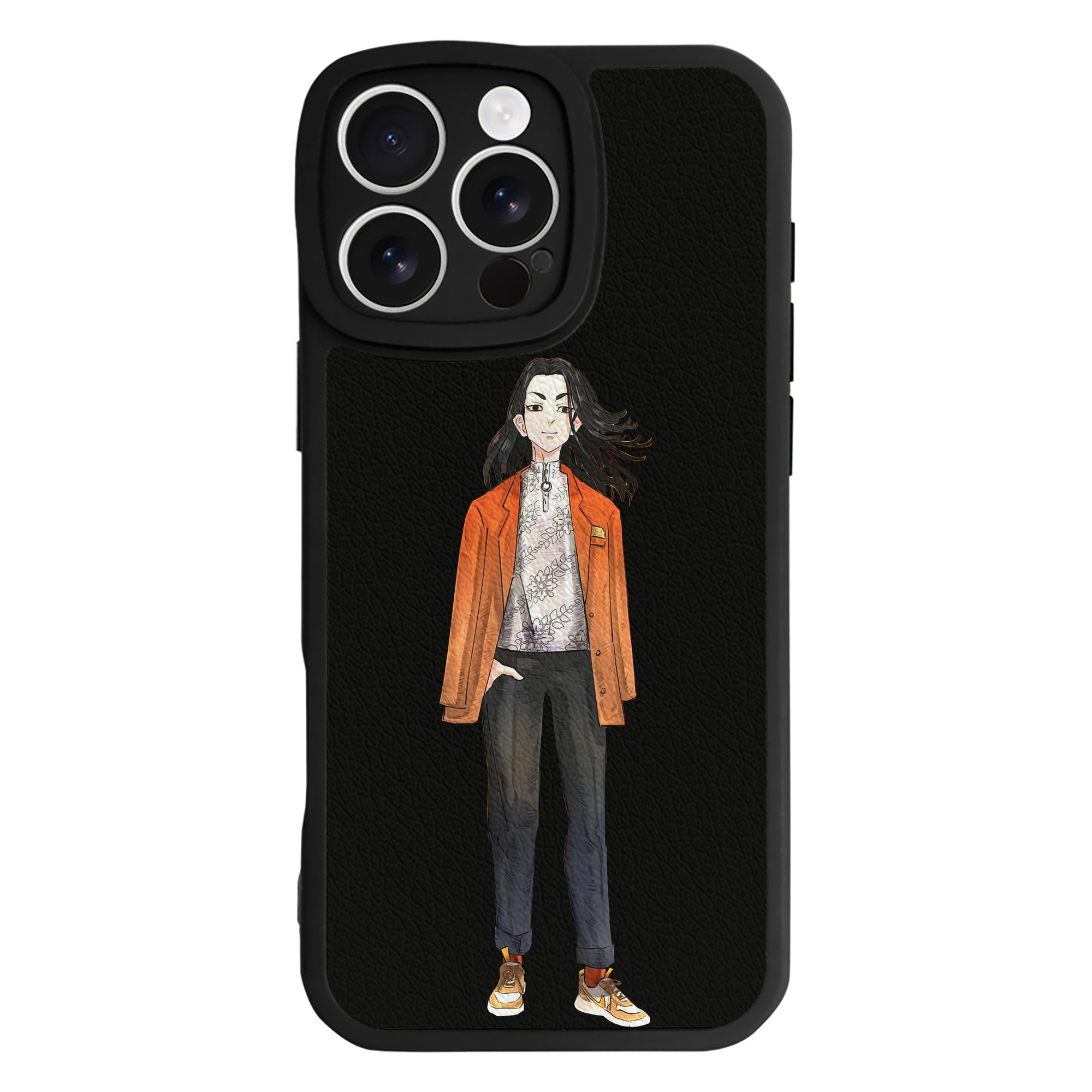 （画像用） 東京リベンジャーズ Tokyo Revengers 【iPhone 16シリーズ対応】シリコンスマホケース（レザー調） 材質：シリコン